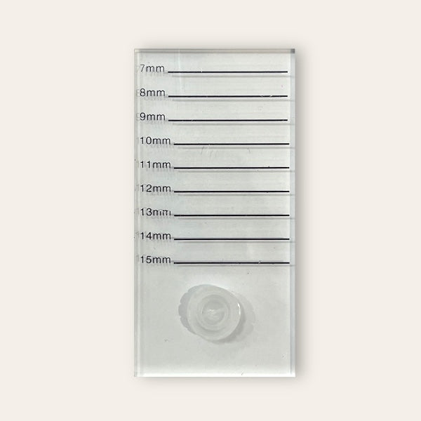 Small clear lash tile